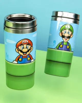 Termos šolja Paladone Super Mario - Warp Pipe - Travel Mug 