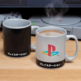 Šolja Playstation Retro - XL Heat Change Mug 