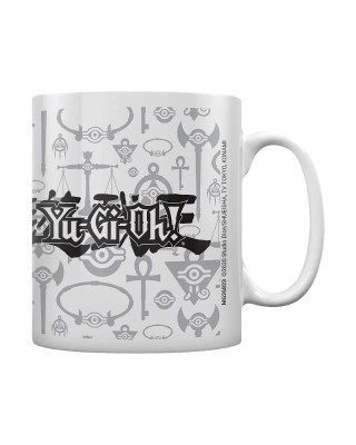 Šolja Yu-Gi-Oh! - Logo - Black & White Mug 