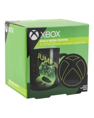 Šolja i Podmetač Xbox - Mug & Metal Coaster 