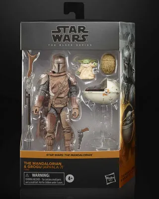 Action Figure Star Wars Black Series - The Mandalorian & Grogu 
