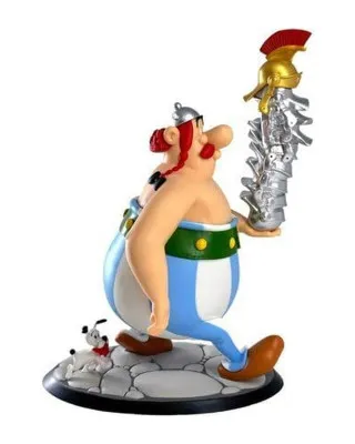 Statue Asterix - Obelix Stack of Helmets and Dogmatix 