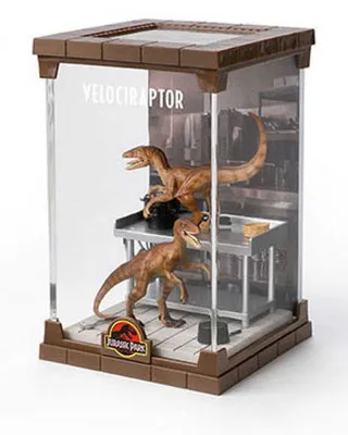 Statue Jurassic Park Creature - PVC Diorama - Velociraptors 