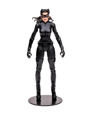 Statue DC Multiverse - The Batman The Dark Knight - Batpod With Catwoman (Gold Lable) 