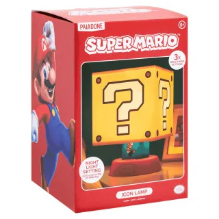 Lampa Paladone Super Mario - Question Block Icon Lamp 
