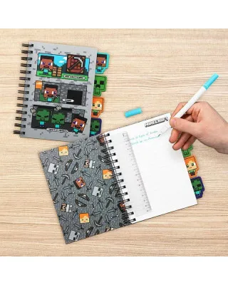 Sveska Minecraft - Notebook with Dividers 