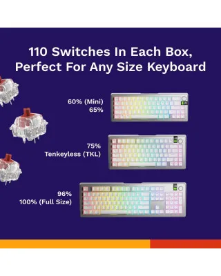 Svičevi za tastaturu Glorious Fox Heavy Prelubed - Fox Linear Switch 