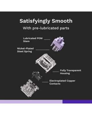 Svičevi za tastaturu Glorious Mako Ultralight Prelubed - Tactile Switch 