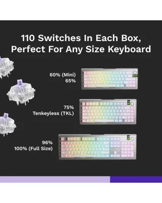 Svičevi za tastaturu Glorious Mako Ultralight Prelubed - Tactile Switch 