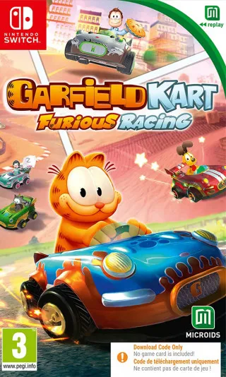 Switch Garfield Kart - Furius Racing Replay - Code in a Box 