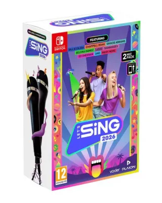Switch Let's Sing 2026 + 2 Mikrofona 