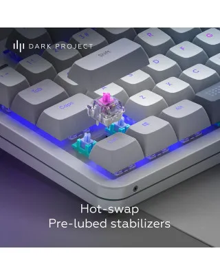 Tastatura Dark Project ALU Daylight - Mechanical Gaming Keyboard (ANSI) 