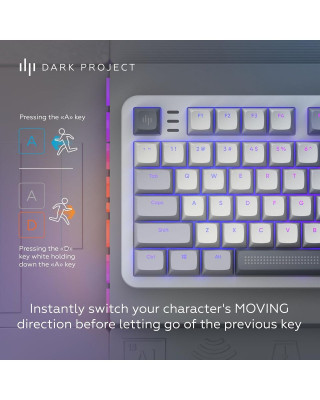 Tastatura Dark Project ALU Daylight - Mechanical Gaming Keyboard (ANSI) 