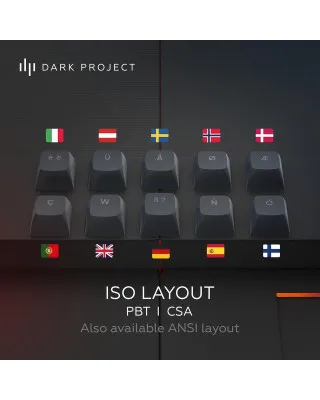 Tastatura Dark Project ALU Midnight - Mechanical Gaming Keyboard (ANSI) 