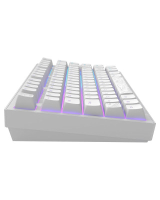 Tastatura Dark Project ALU Terra Nostra White - Wired Gaming Keyboard (ANSI) 