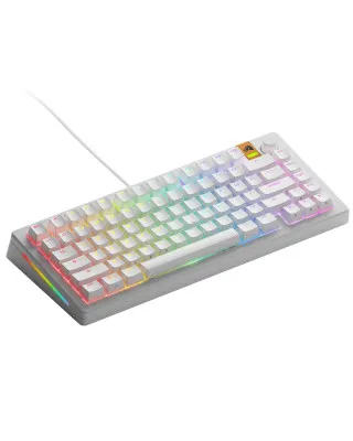 Tastatura Glorious GMMK 3 HE 75% Pre-Built ANSI - Modularna White 