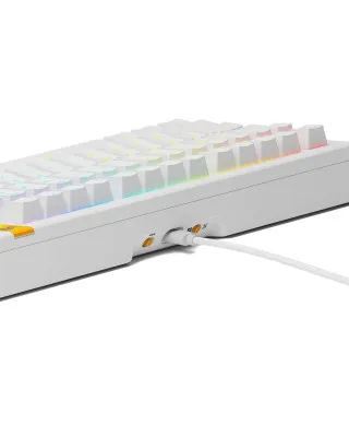 Tastatura Glorious GMMK 3 HE 75% Pre-Built ANSI - Modularna White 