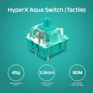 Tastatura HyperX Alloy Origins Core PBT - Aqua Tactile 