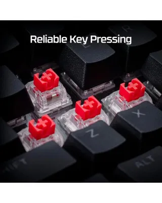 Tastatura HyperX Alloy Rise 75% Wireless - Red Linear 
