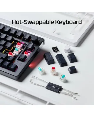 Tastatura HyperX Alloy Rise 75% Wireless - Red Linear 