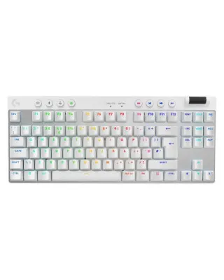 Tastatura Logitech G PRO X TKL - Lightspeed Wireless - White - Tactile 