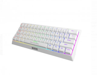 Tastatura Marvo KG962 60% - White 