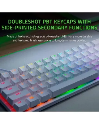 Tastatura Razer Huntsman Opto Mini 60% - Mechanical Clicky Purple - Mercury edition 