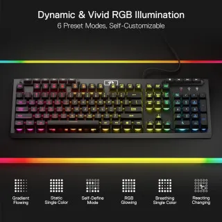 Tastatura Redragon Aditya K513 RGB 