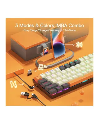 Tastatura Redragon Caraxes K644GG 60% RGB Red 