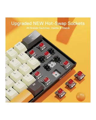 Tastatura Redragon Caraxes K644GG 60% RGB Red 