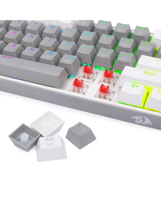 Tastatura Redragon Fizz Pro K616 Wireless - Grey & White 
