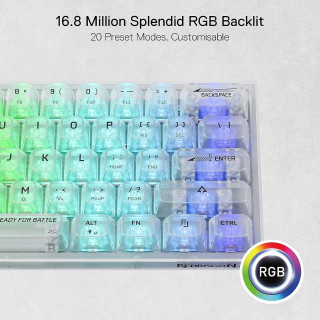 Tastatura Redragon Fizz Pro K617 CT - RGB - White 