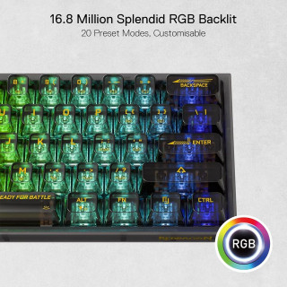 Tastatura Redragon Fizz Pro K617 CTB - RGB - Black 