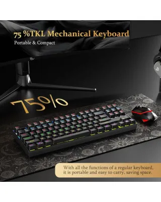 Tastatura Redragon Kumara K552 RGB - Blue switch - Black 