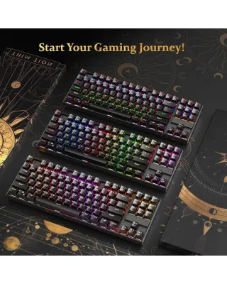Tastatura Redragon Kumara K552 RGB - Blue switch - Black 