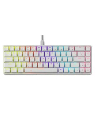 Tastatura Spartan Gear Pegasus Mini 60% Wireless - White 