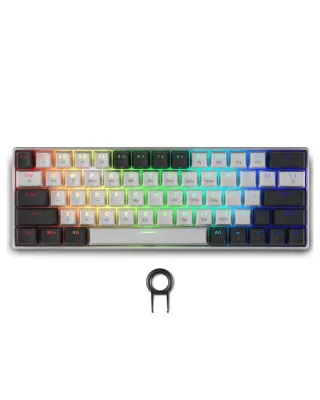 Tastatura Spartan Gear Pegasus 2 RGB Wireless - White / Grey 