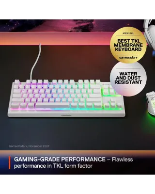 Tastatura Steelseries APEX 3 TKL White 