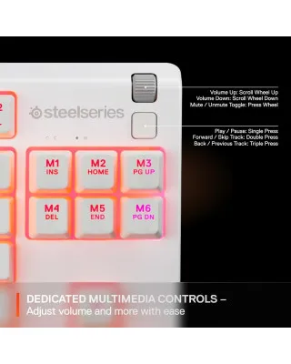 Tastatura Steelseries APEX 3 TKL White 