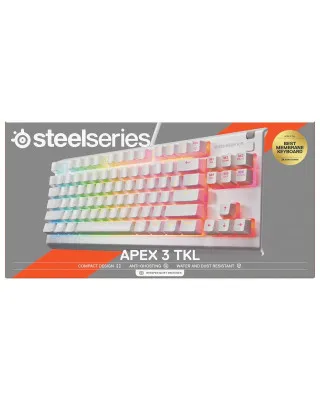 Tastatura Steelseries APEX 3 TKL White 