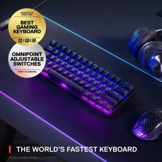 Tastatura Steelseries APEX PRO Mini 60% Wireless 