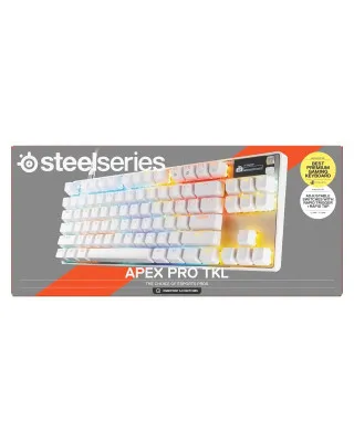 Tastatura Steelseries APEX PRO TKL Gen 3 - White 