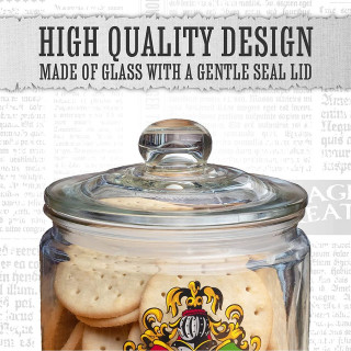 Tegla za kolačiće Paladone - Harry Potter - Hogwarts - Glass Cookie Jar 
