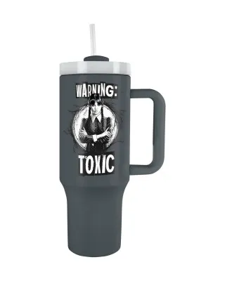 Termos čaša Wednesday - Warning: Toxic Tumbler 1200ml 