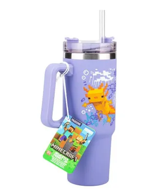 Termos šolja Paladone Minecraft - Purple  Travel Mug 