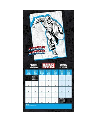 Zidni Kalendar Marvel - 2025 Square Calendar 30x30cm 