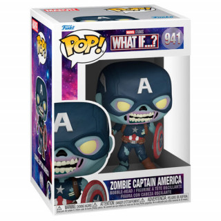 Bobble Figure Marvel What If...? POP! - Zombie Captain America 