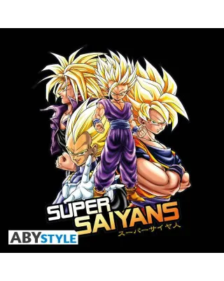 Majica AbyStyle Dragon Ball Z - Saiyans - L 