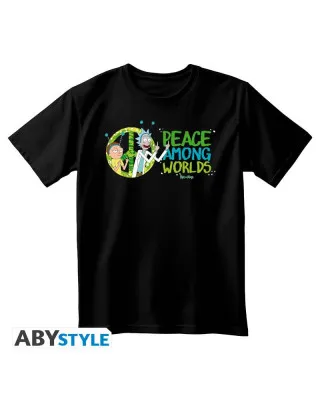 Majica AbyStyle Rick And Morty - Peace Among Worlds - XXL 