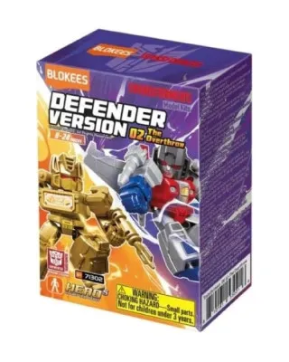 Action Figure Blokees Transformers -Defender Version 02 -The Overthrow Blind Box 